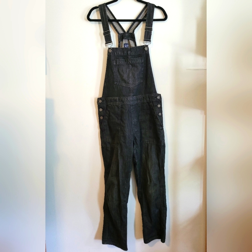 Black GAP overalls, size small